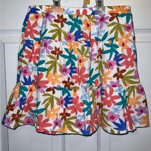 Girl’s Floral Print Tiered Cartwheel Scooter sz 12
